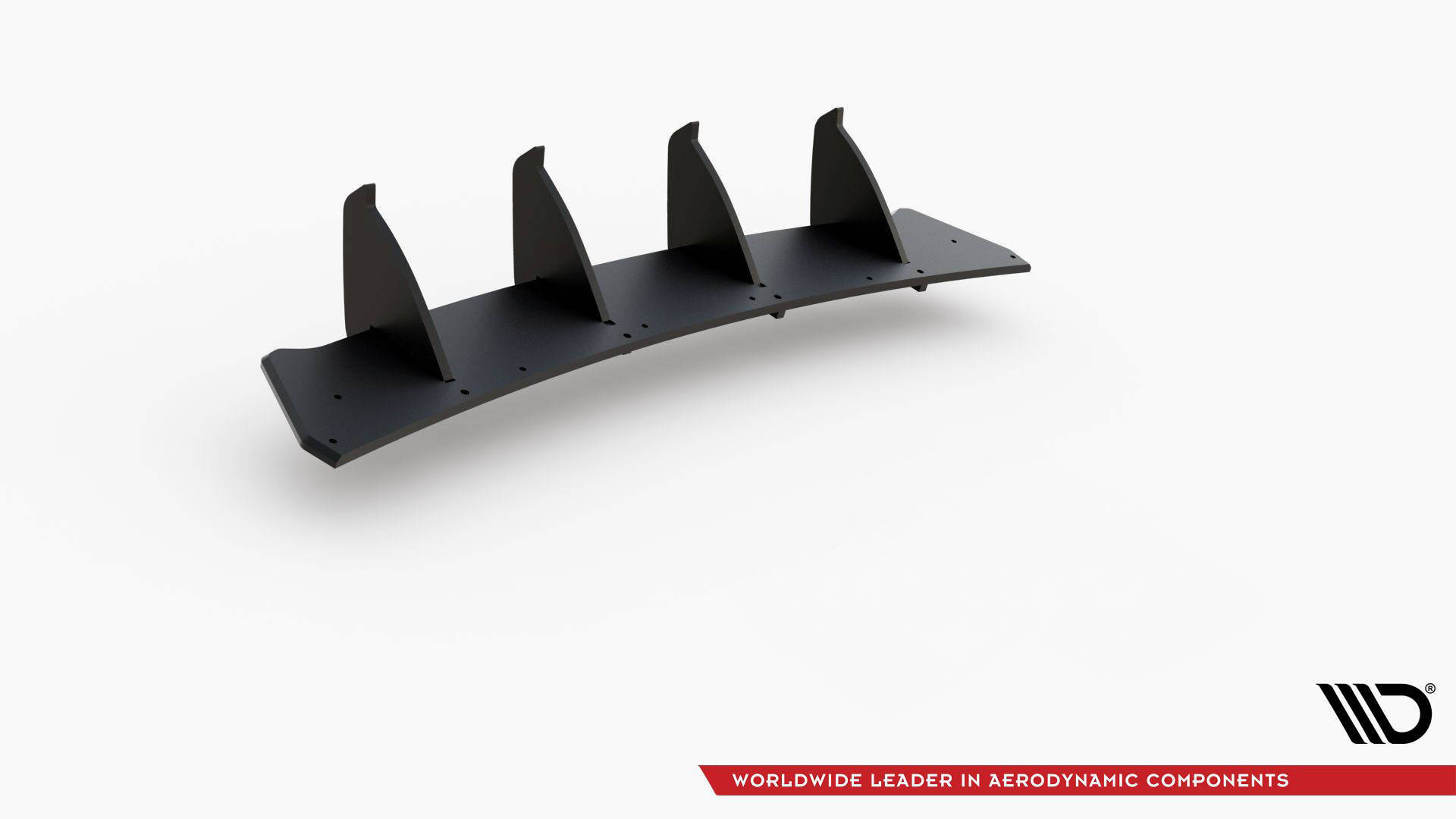 Street Pro Heckschürze Heck Ansatz Diffusor V.2 passend für VW Golf GTI Mk6 schwarz-rot
