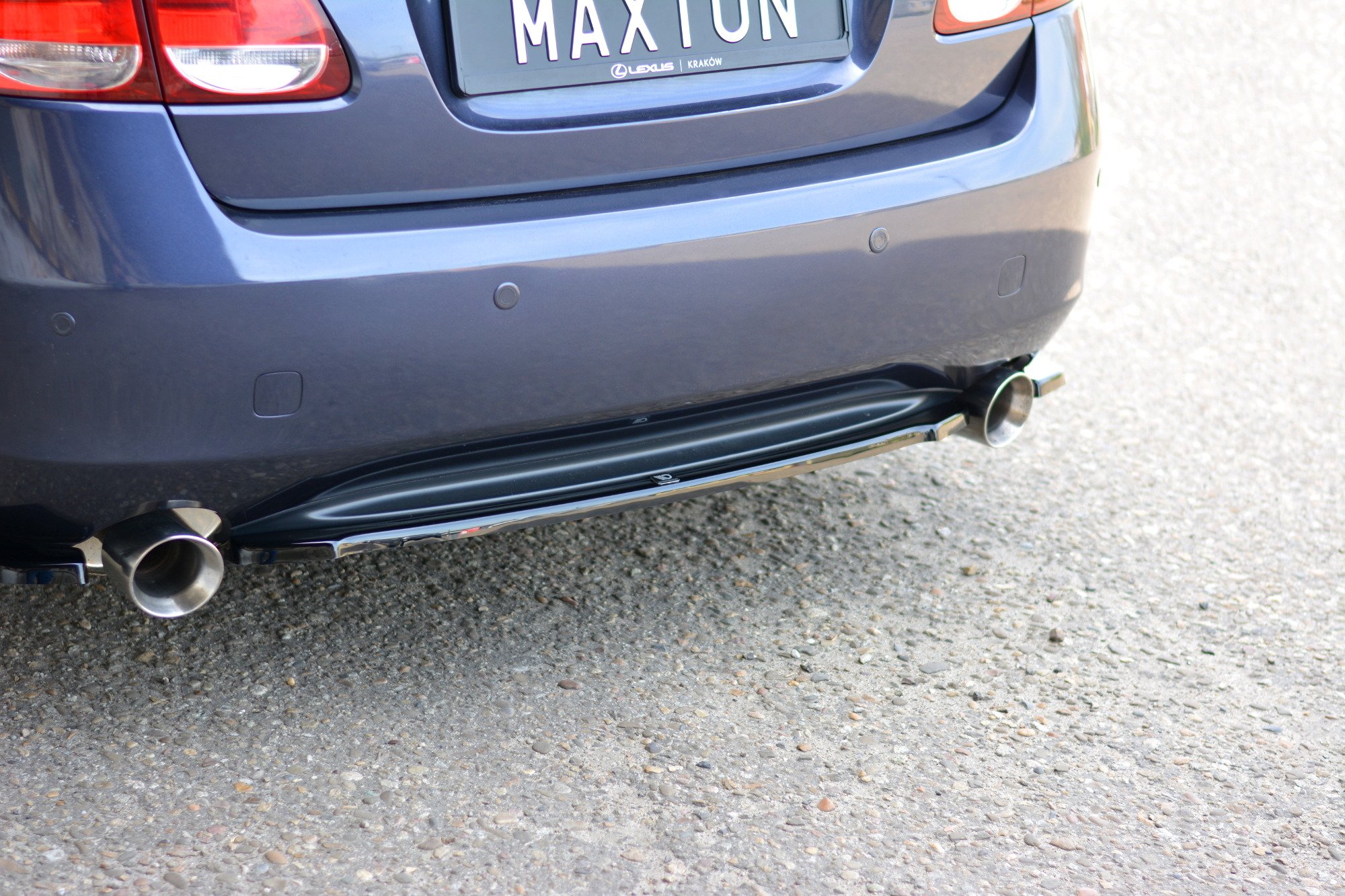 Heckansatz Lexus GS Mk3 schwarz Hochglanz