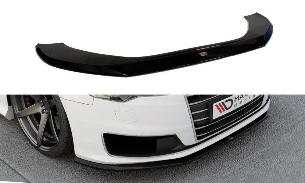 Street+ Spoilerlippe Front Ansatz passend für Audi A6 Ultra C7 FL schwarz Hochglanz