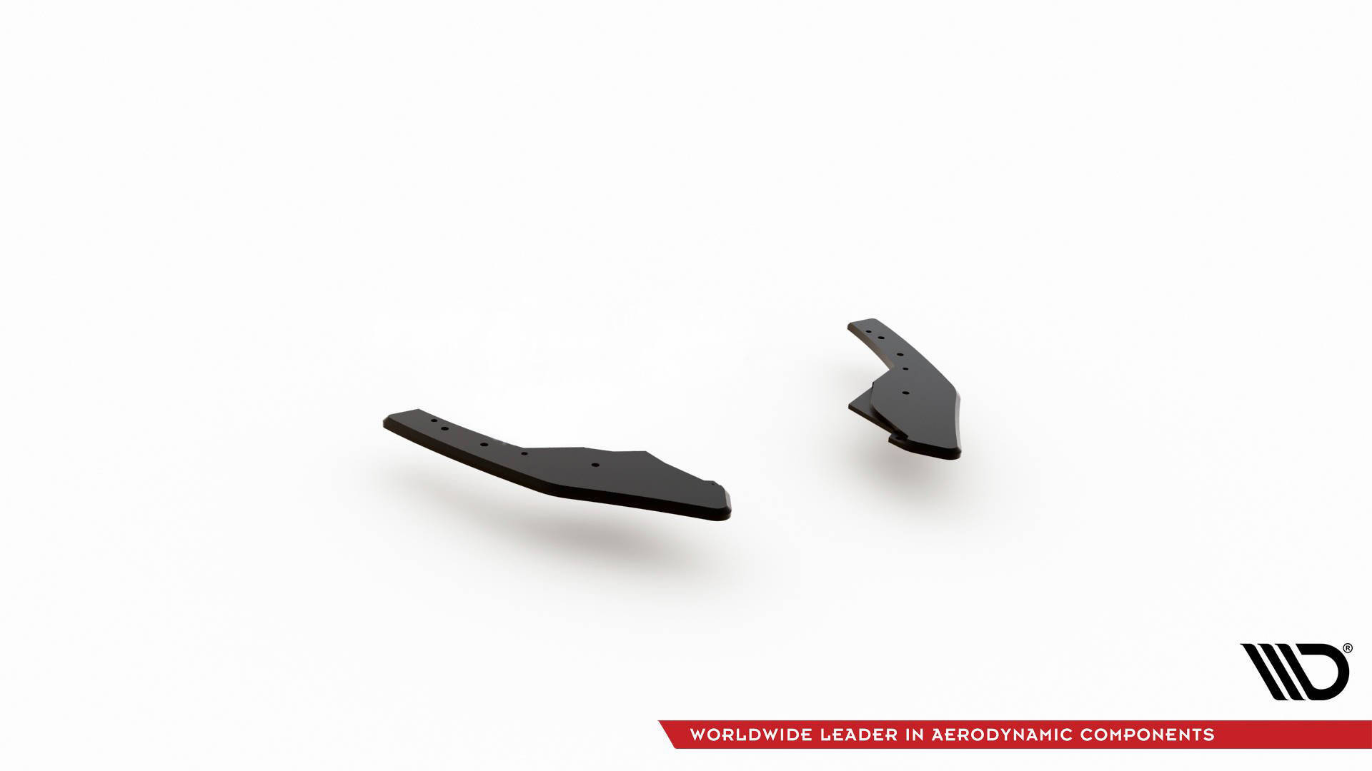 Street Pro Heck Ansatz Flaps passend für VW Golf 8 GTI rot