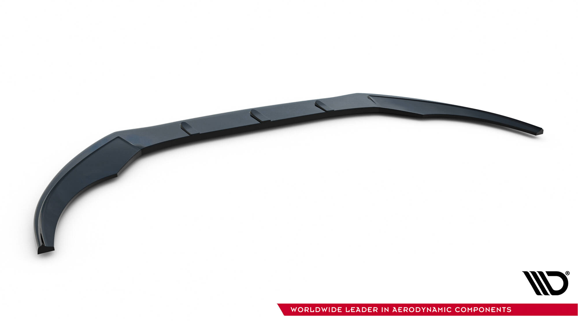 Street+ Spoilerlippe Front Ansatz V.1 passend für Audi S6 / A6 S-Line C7 schwarz Hochglanz