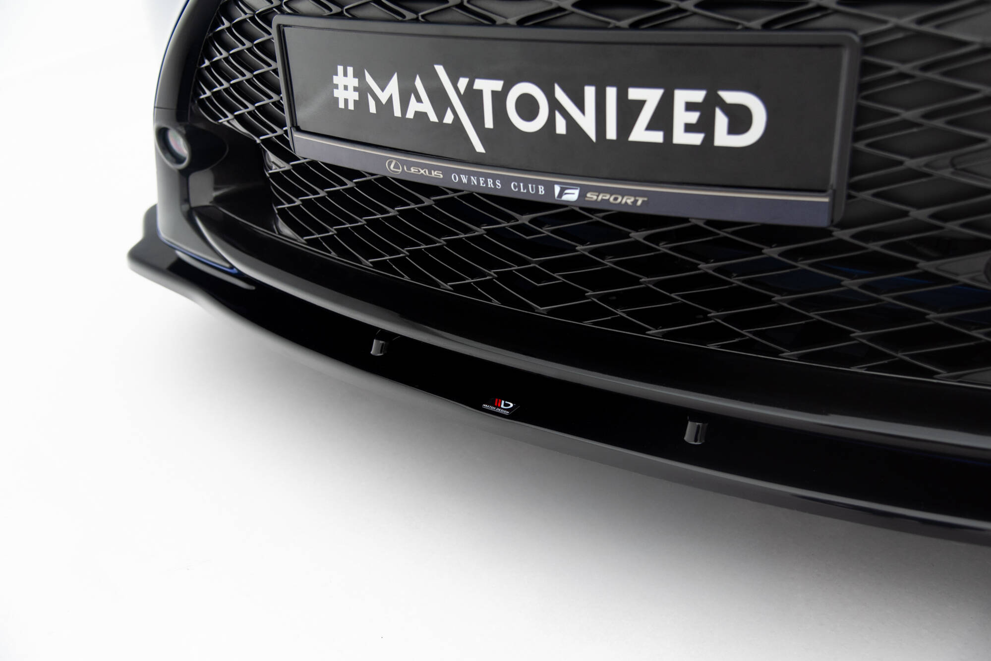 Front Ansatz V.2 für Lexus RC Mk1 schwarz Hochglanz