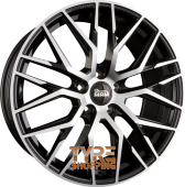 MAM MAM RS4 Black Front Polish (BFP) Einteilig 16 Zoll