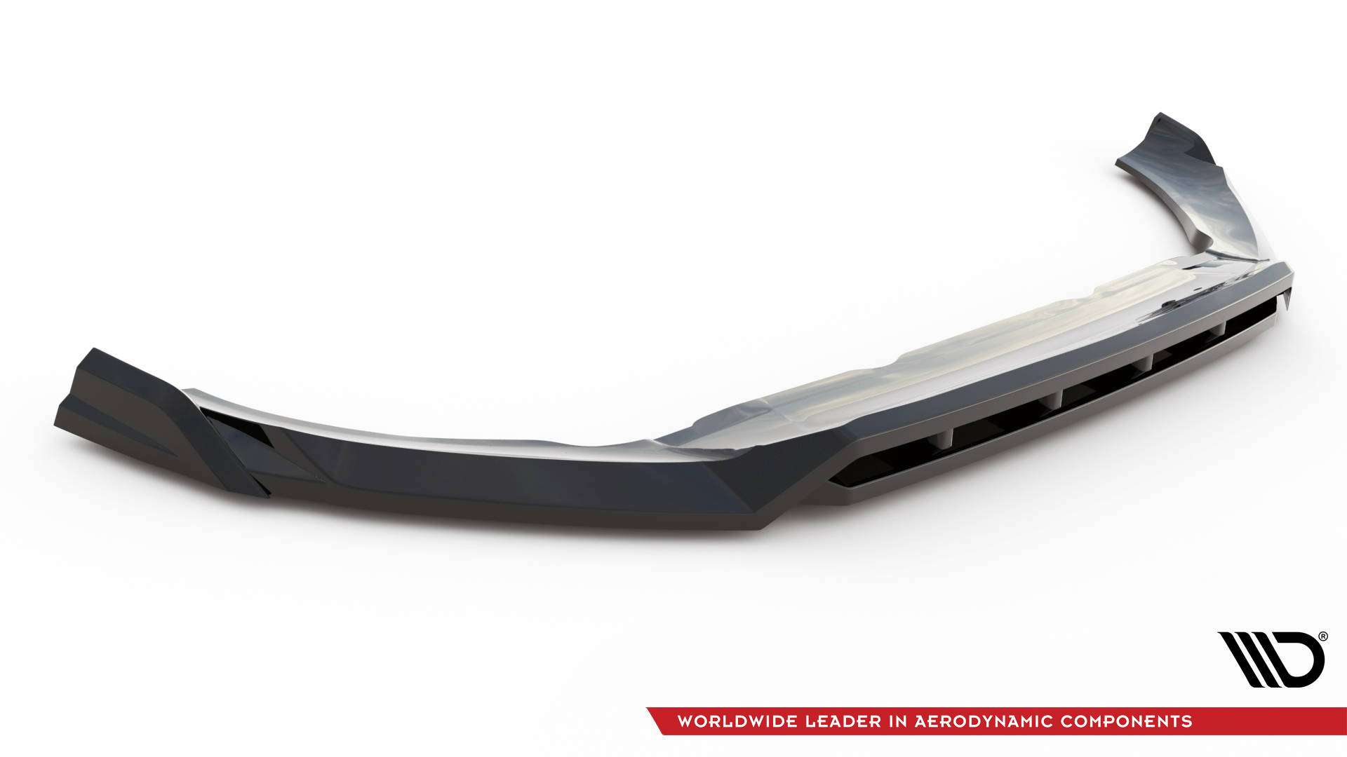 Street+ Spoilerlippe Front Ansatz passend für Volvo XC60 R-Design Mk2 FL schwarz Hochglanz
