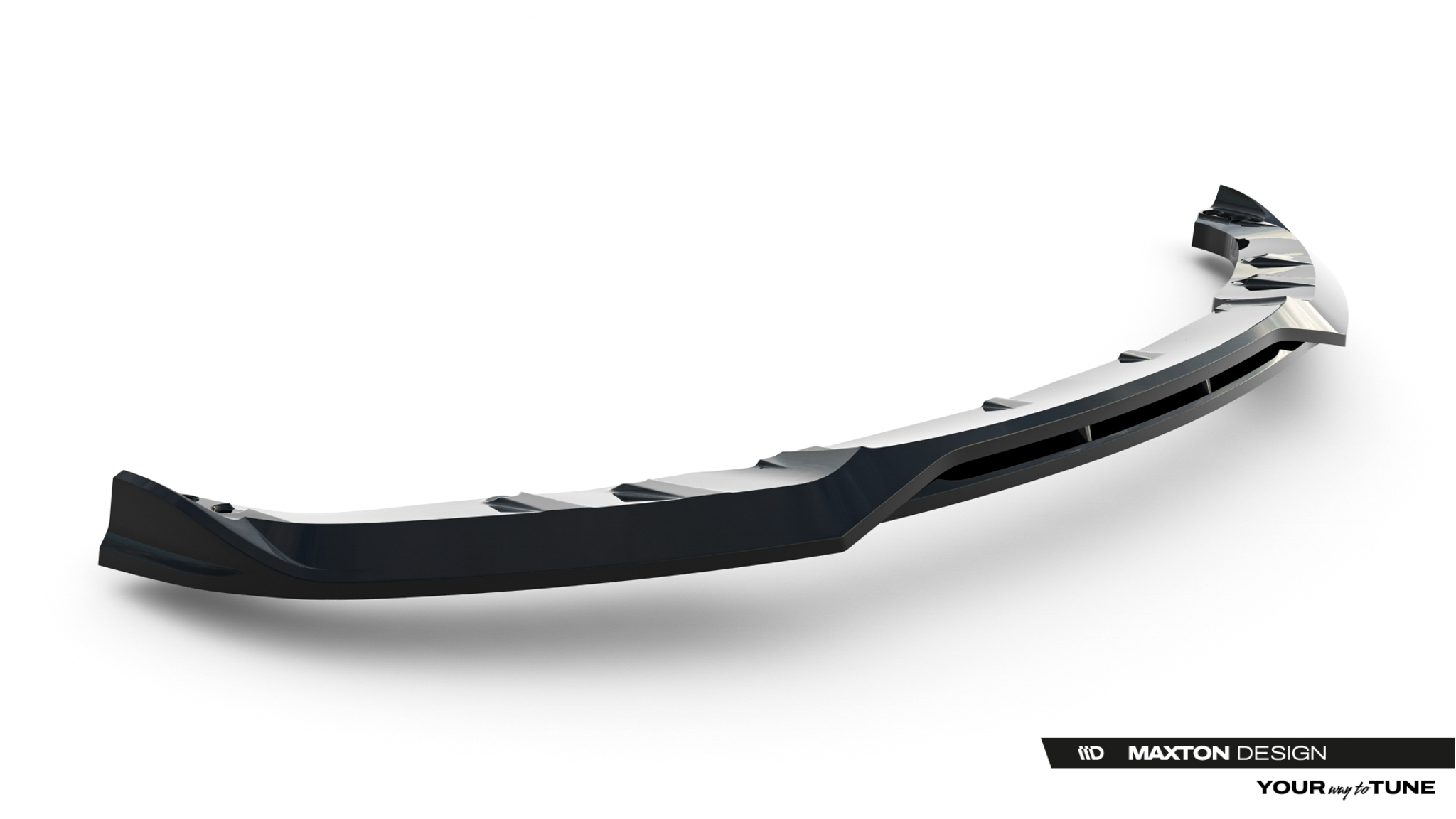 Frontlippe passend für BMW 3er Sportline Limousine / Touring F30 / F31 schwarz Hochglanz