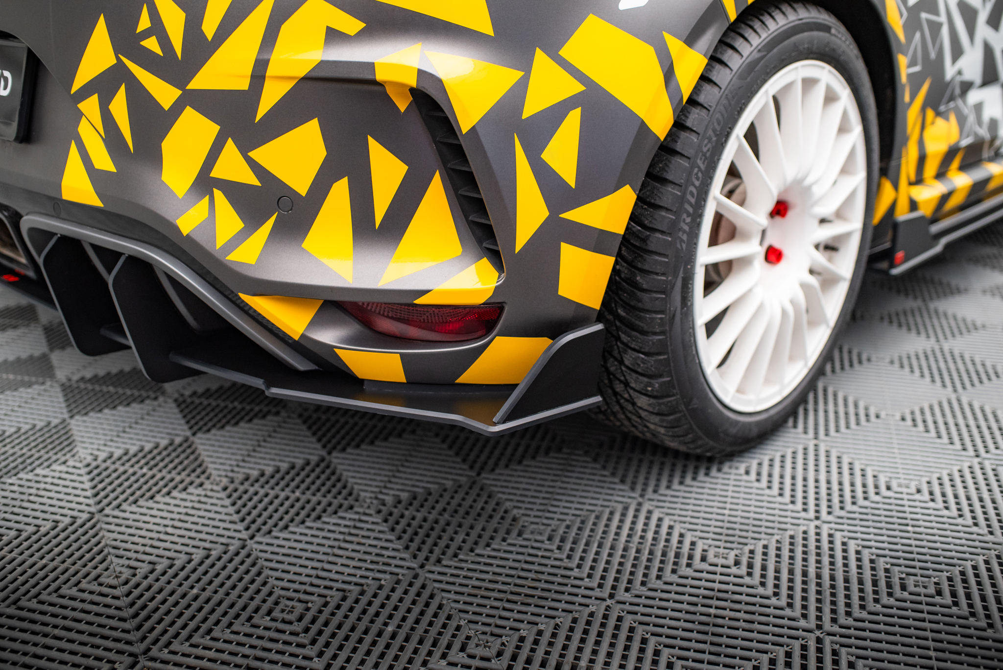 Street Pro Heckschürze Heck Ansatz Diffusor passend für Renault Megane RS Mk4