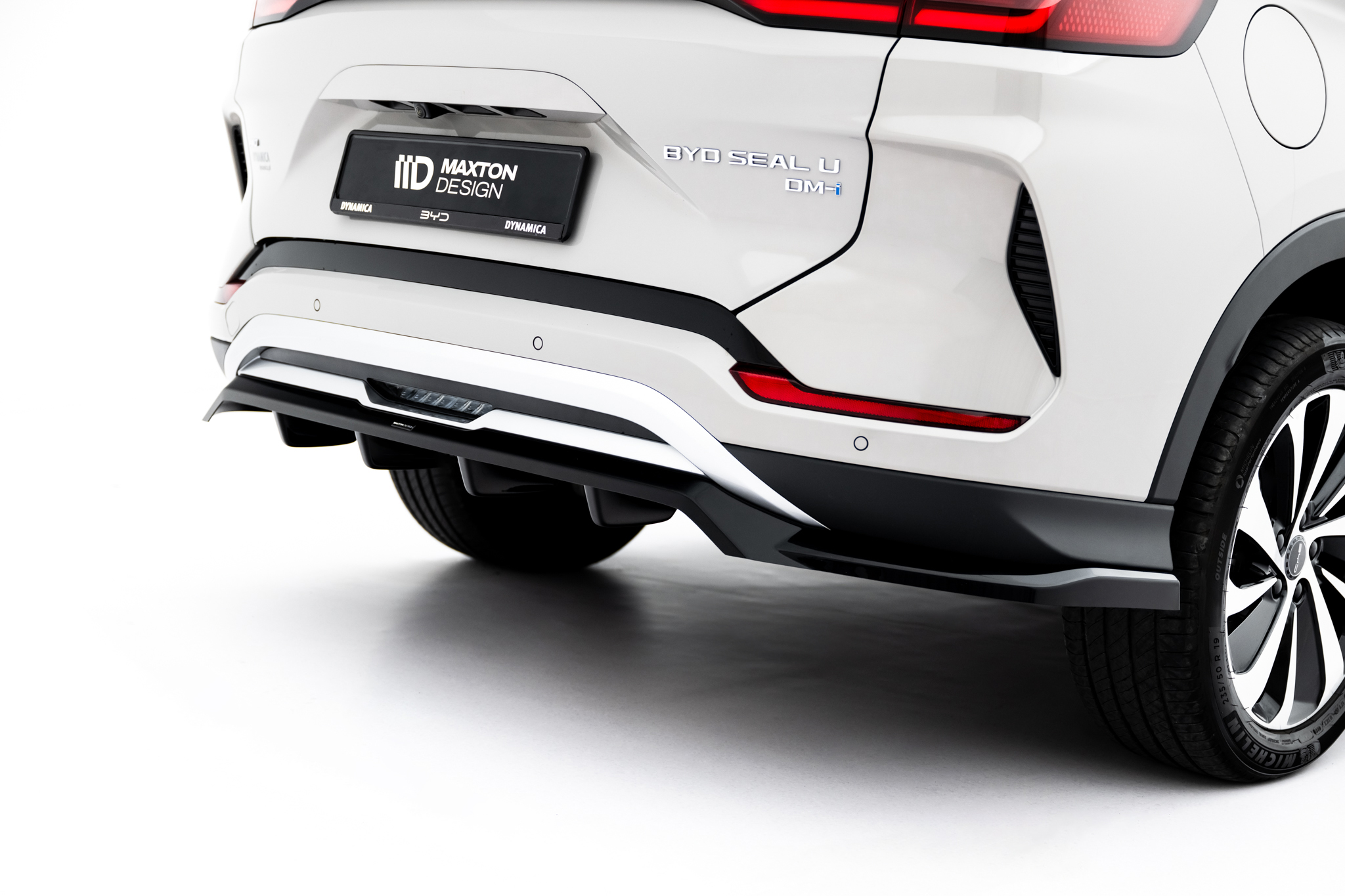 Diffusor Heckansatz passend für BYD Seal U Mk1 schwarz Hochglanz