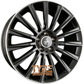 KESKIN KT18 TURBO Black Lip Polished (BLP) Einteilig 17 Zoll