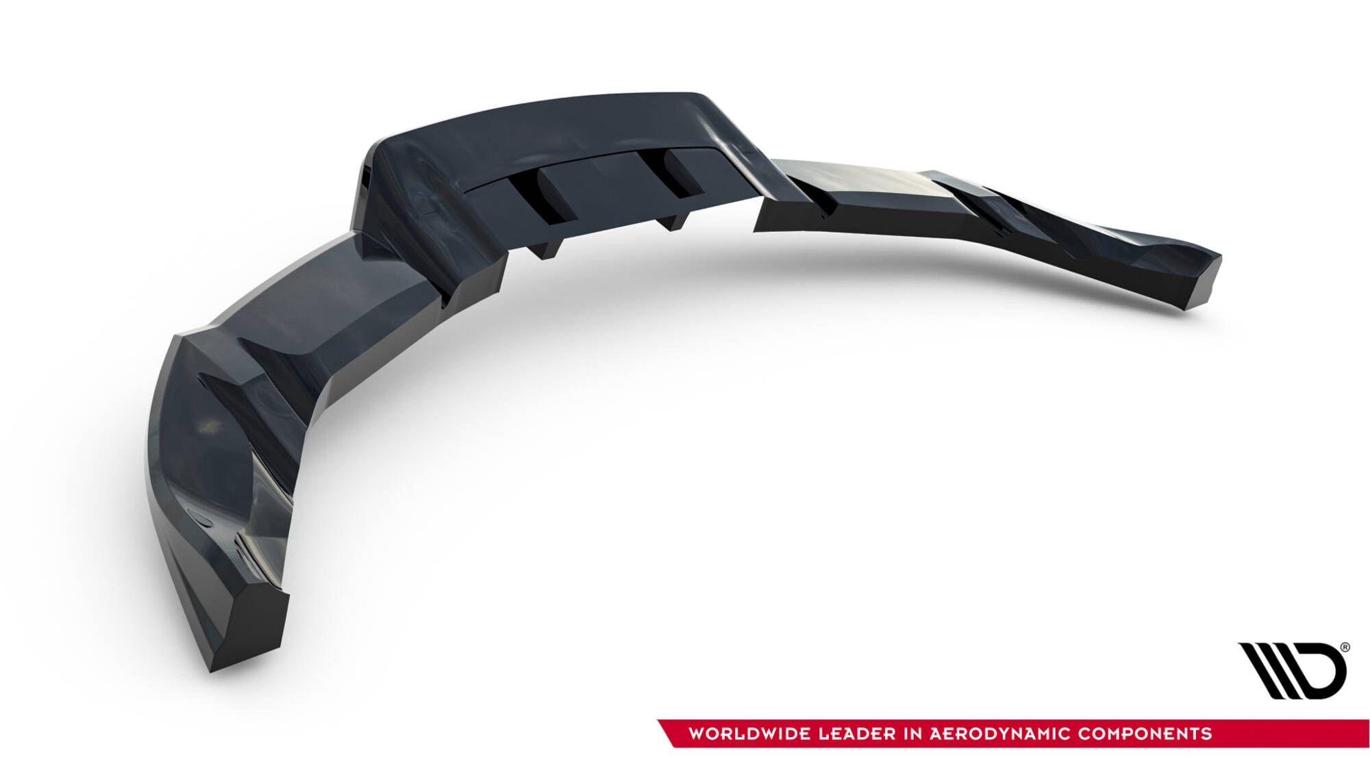 Diffusor Heckansatz V.1 passend für Tesla Model 3 Performance Mk1 FL schwarz Hochglanz