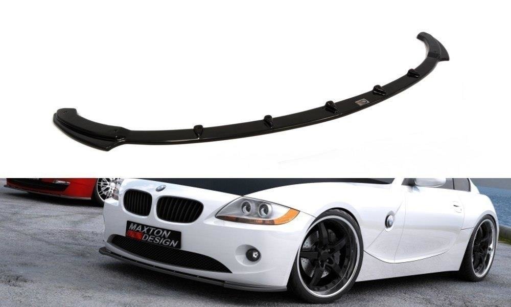 Street+ Spoilerlippe Front Ansatz V.1 passend für BMW Z4 E85 / E86 vor FL schwarz Hochglanz