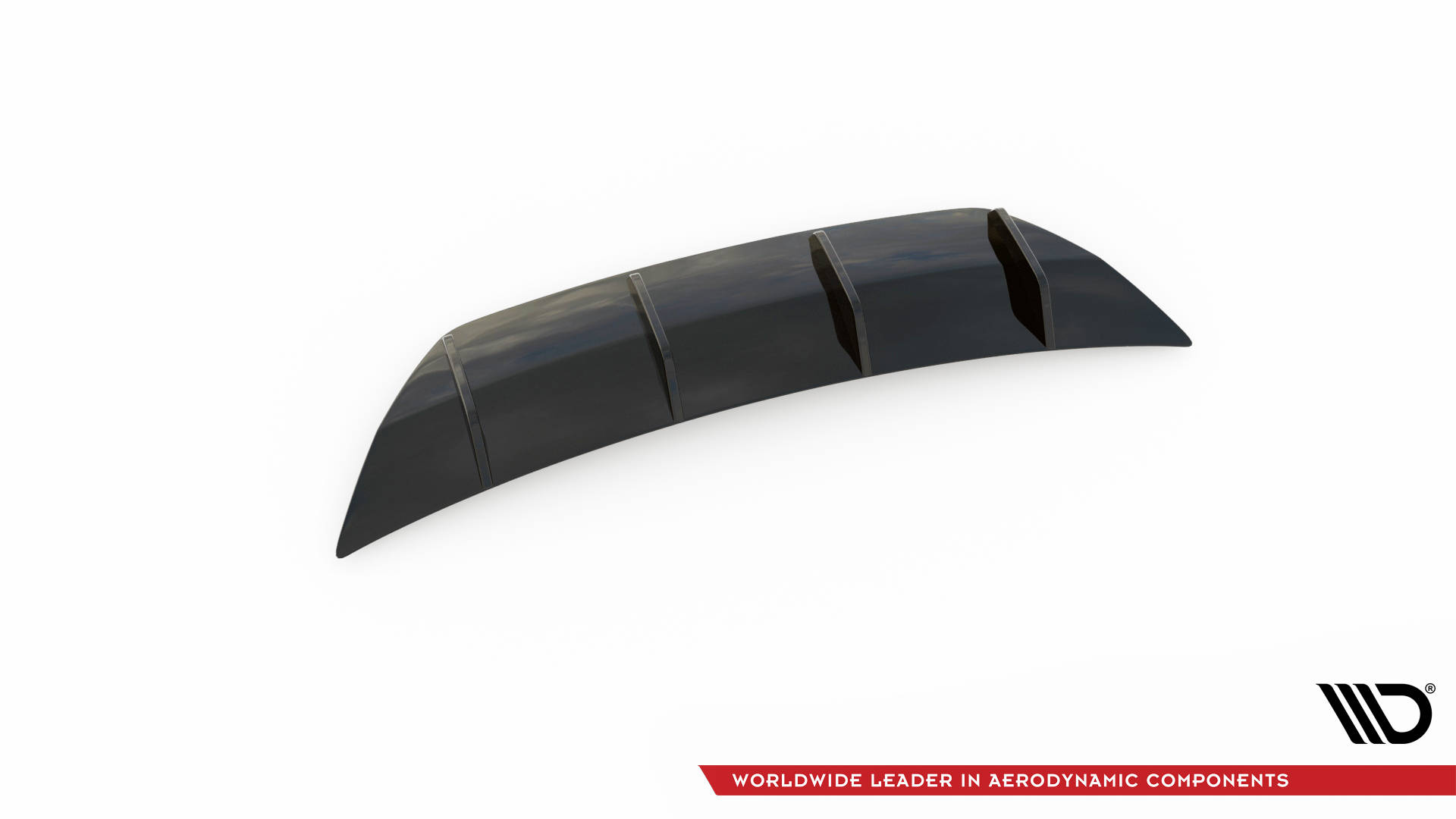 Street+ Heck Ansatz Diffusor passend für VW Atlas Cross Sport schwarz Hochglanz