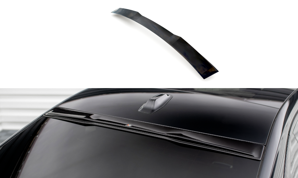 Heckscheiben Spoiler passend für BMW 7 G70 schwarz Hochglanz