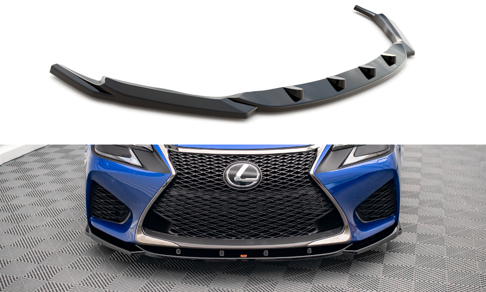 Street+ Spoilerlippe Front Ansatz V.2 passend für Lexus GS F Mk4 FL Carbon Look