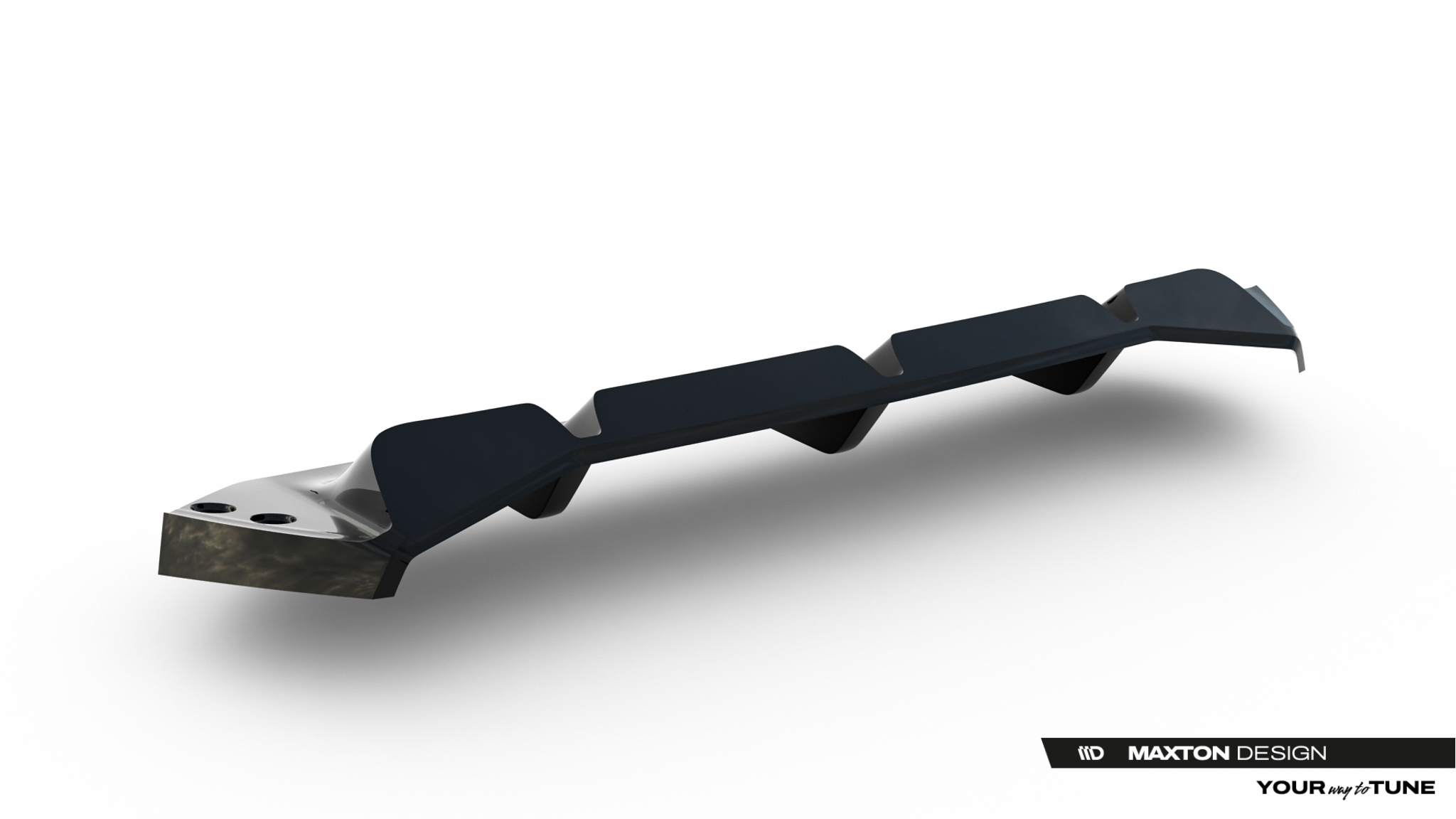 Diffusor passend für BMW M5 F90 / F90 Facelift schwarz Hochglanz