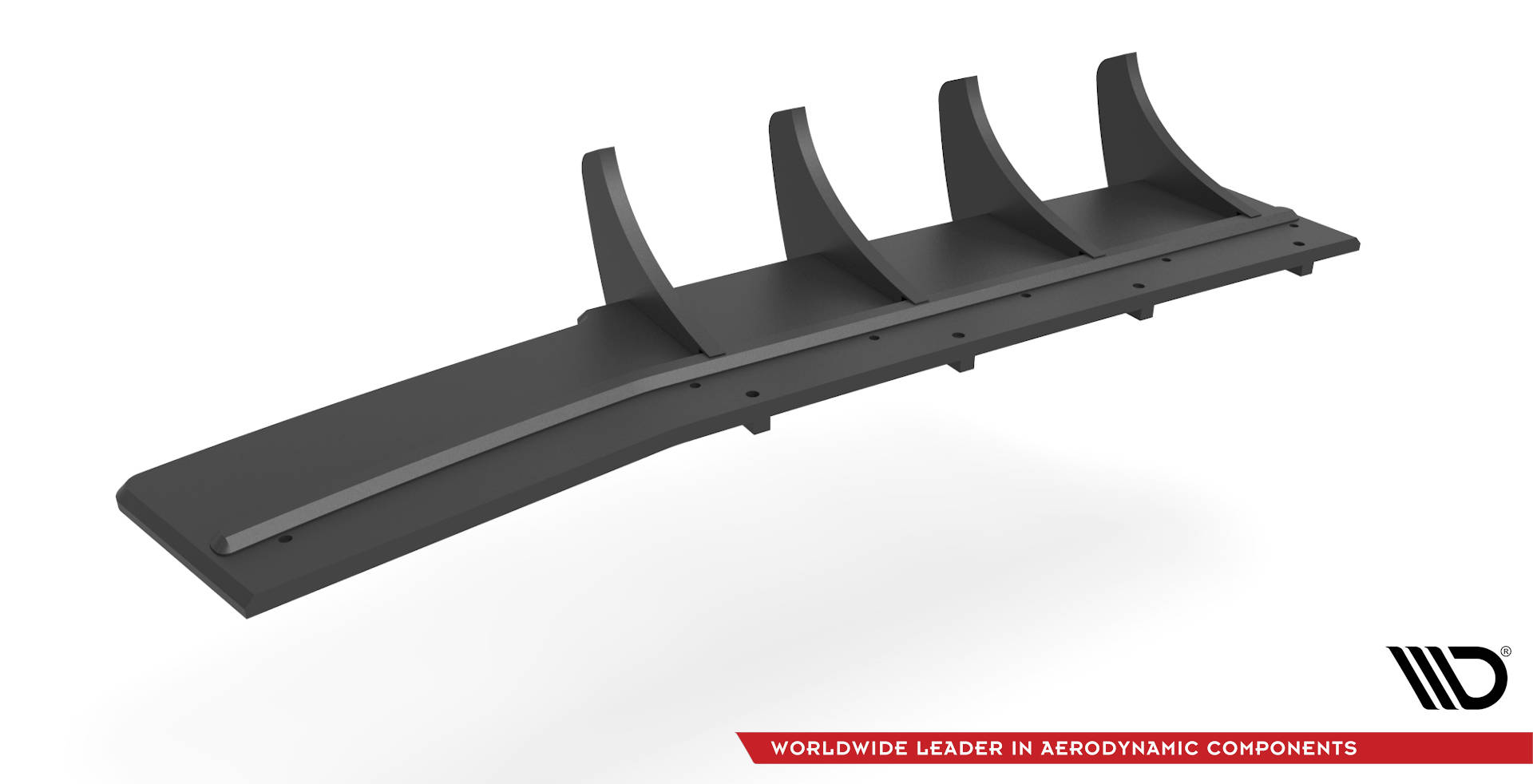 Street Pro Heckschürze Heck Ansatz Diffusor passend für Seat Ibiza CUPRA Mk3 schwarz-rot