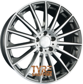 2DRV by WHEELWORLD WH39 Dark Gunmetal Hochglanzpoliert (DGMP+) Einteilig 22 Zoll