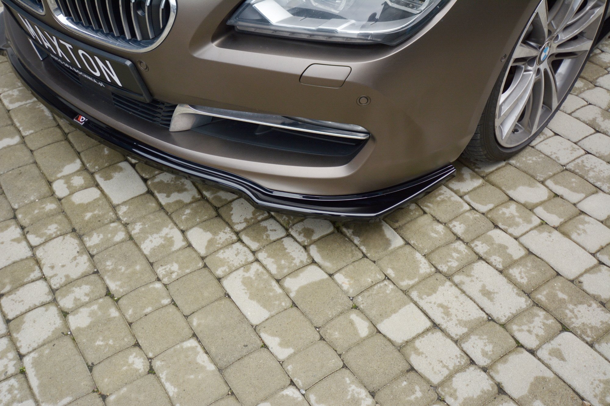 Front Ansatz für BMW 6er GRAN COUPÉ schwarz Hochglanz