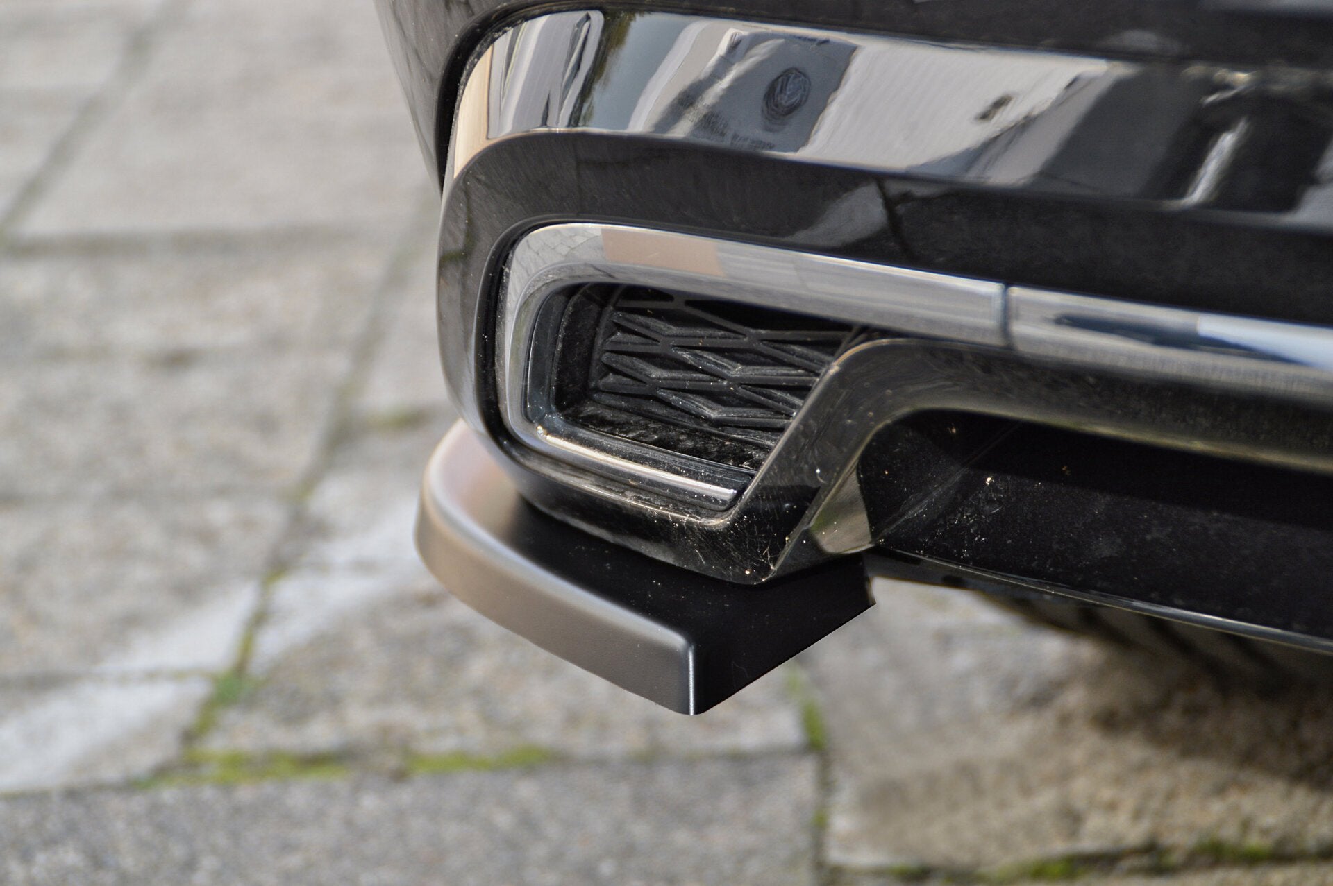 Heckansatz Seitenteile links und rechts für VW Touran 5T (Schwarz Matt)