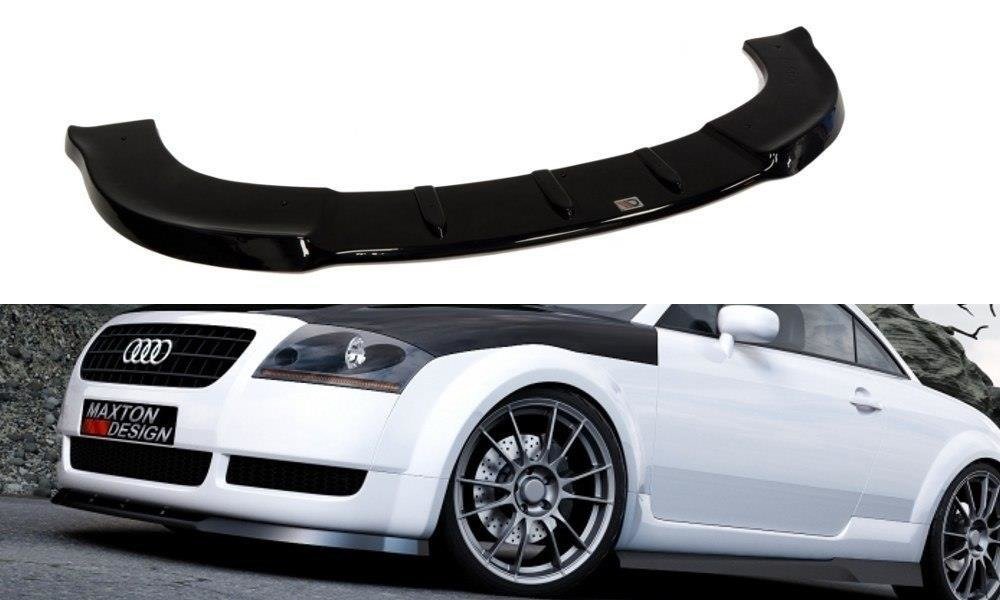 Street+ Spoilerlippe Front Ansatz passend für Audi TT 8N schwarz Hochglanz