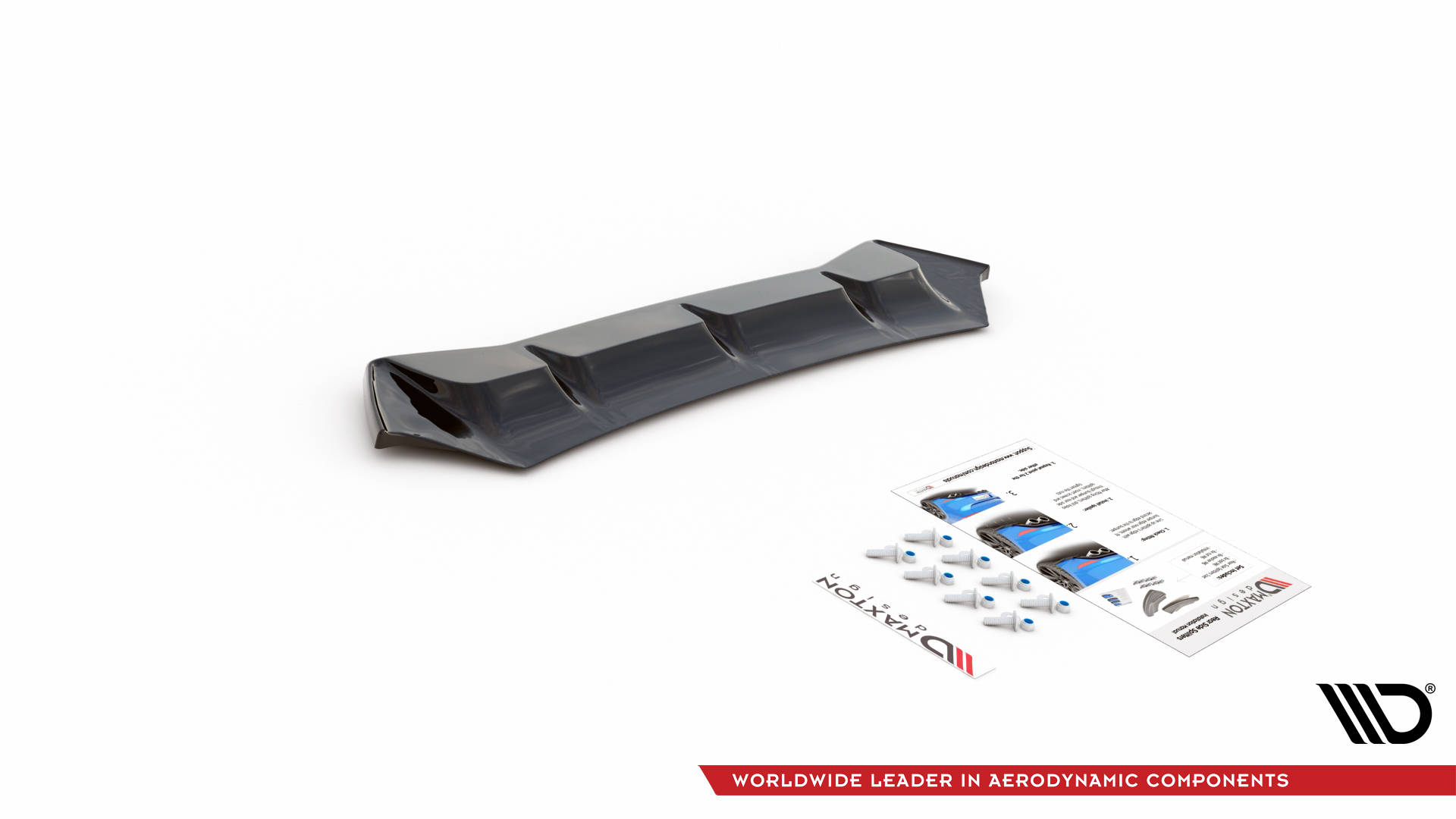 Heckansatz BMW M5 F90 schwarz Hochglanz