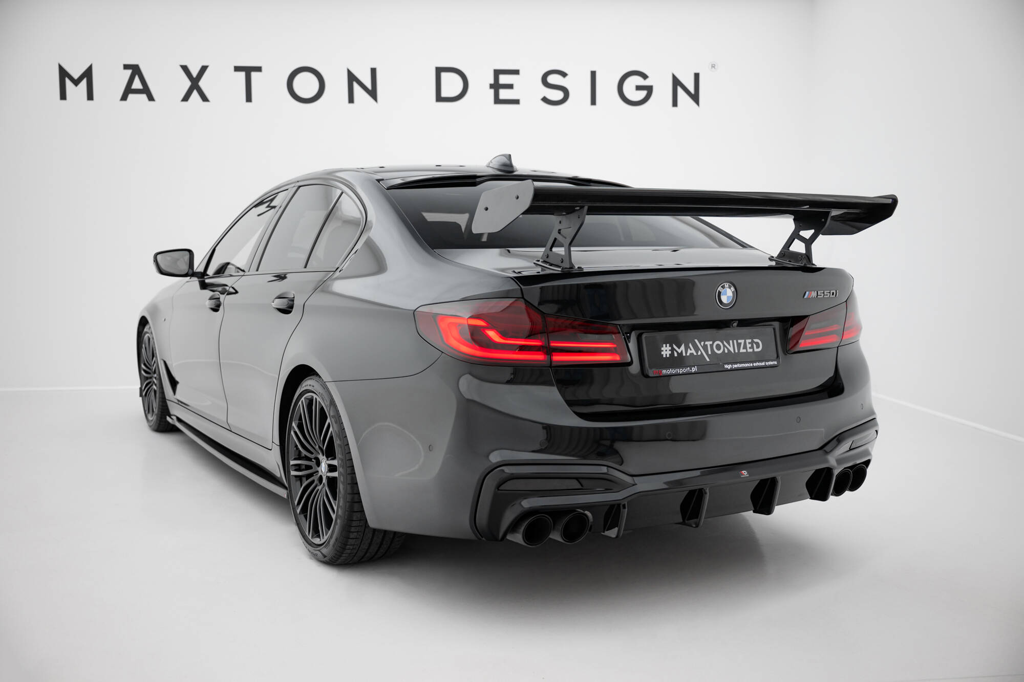 Carbon Heck Spoiler Heckflügel Standfuß Innen passend für BMW 5er / M5 Limousine G30 / F90