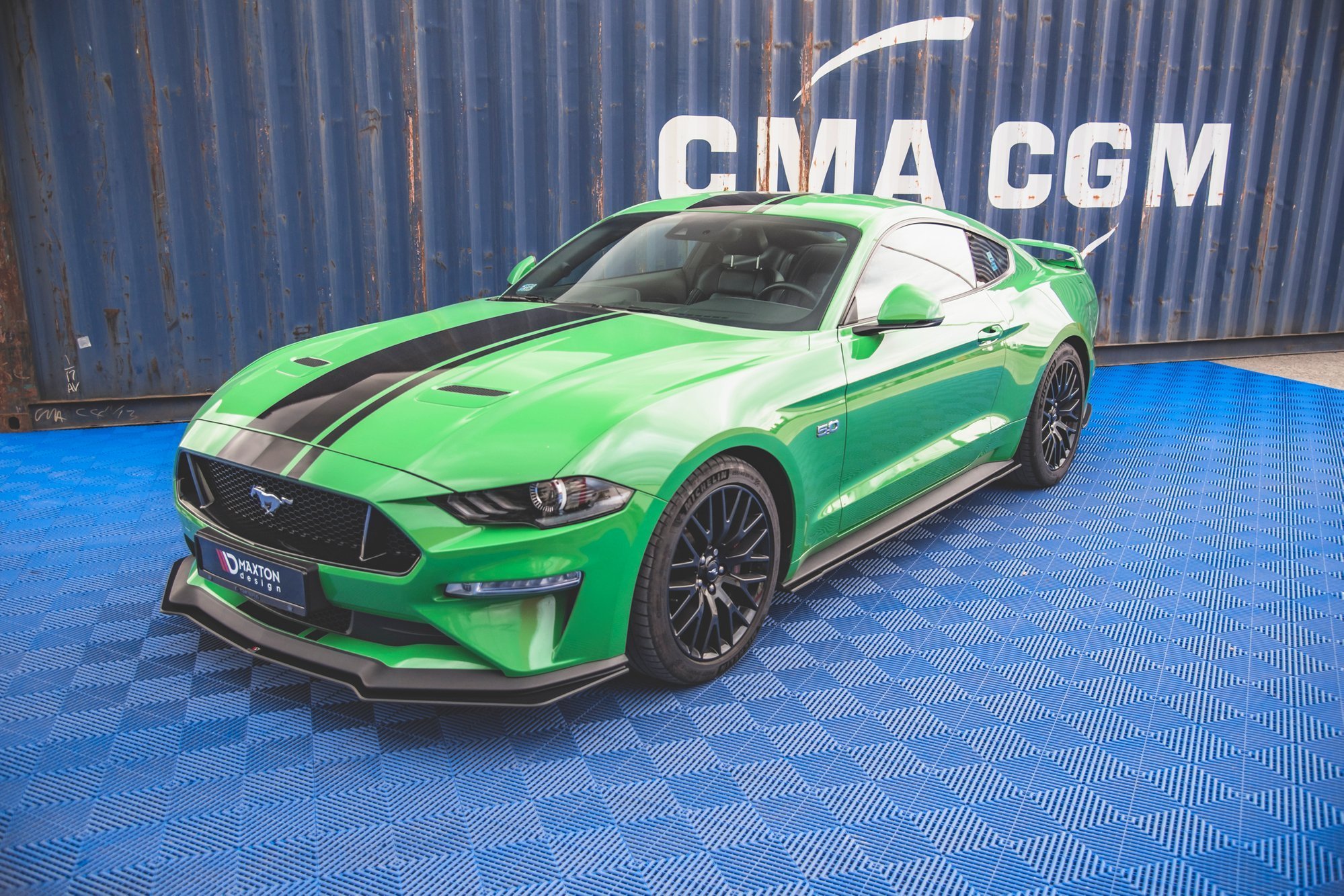 Street Pro Seitenschweller Leisten V.1 passend für Ford Mustang GT Mk6 FL