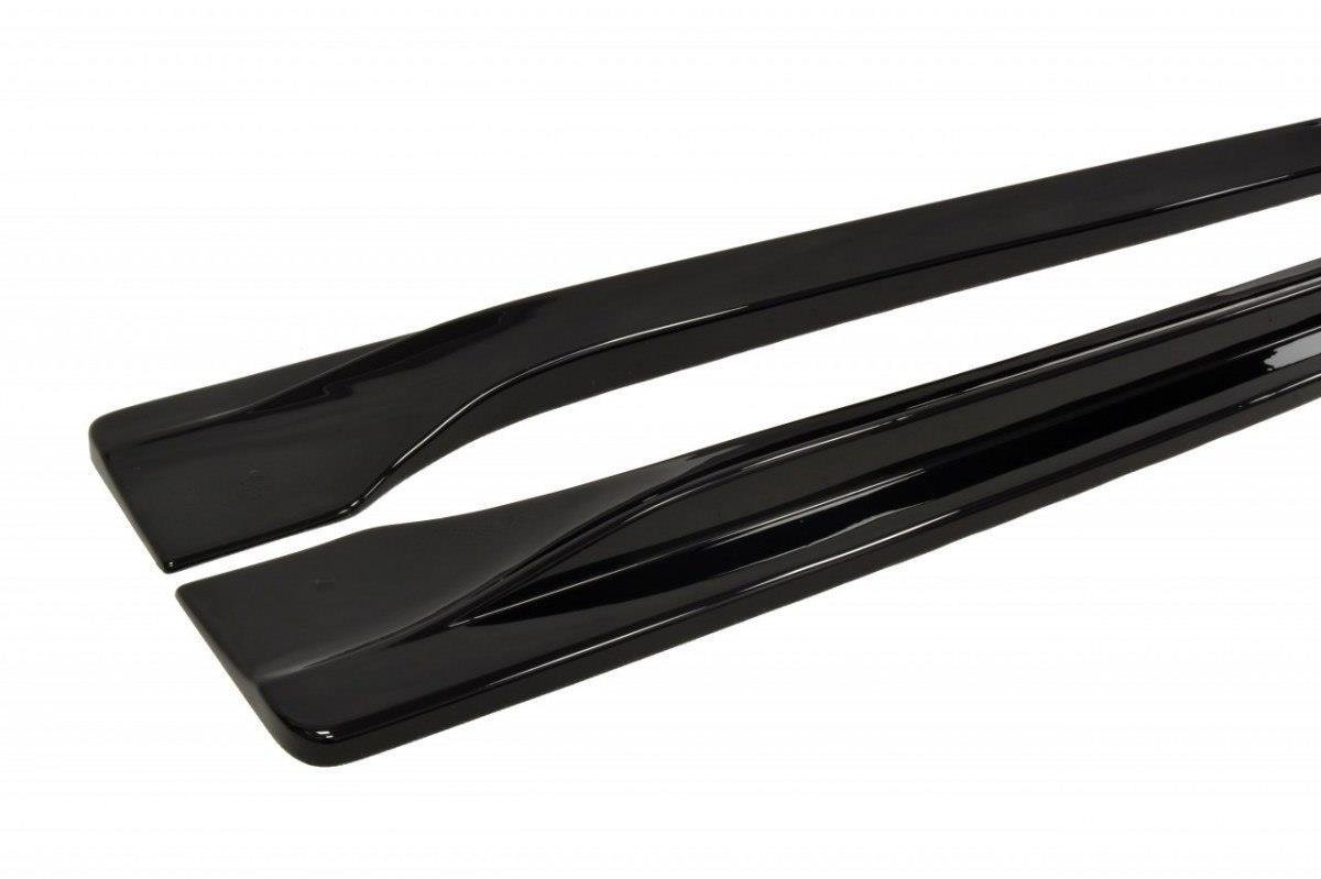 Street+ Seitenschweller Leisten passend für Jeep Grand Cherokee Summit WK2 FL schwarz Hochglanz