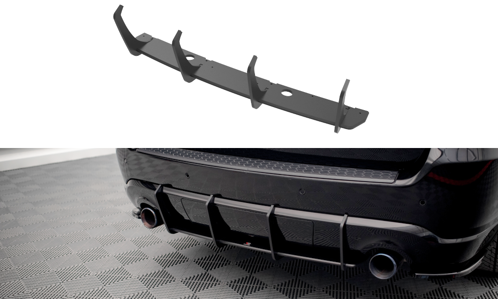 Street Pro Heckschürze Heck Ansatz Diffusor V.2 passend für Dodge Durango RT Mk3