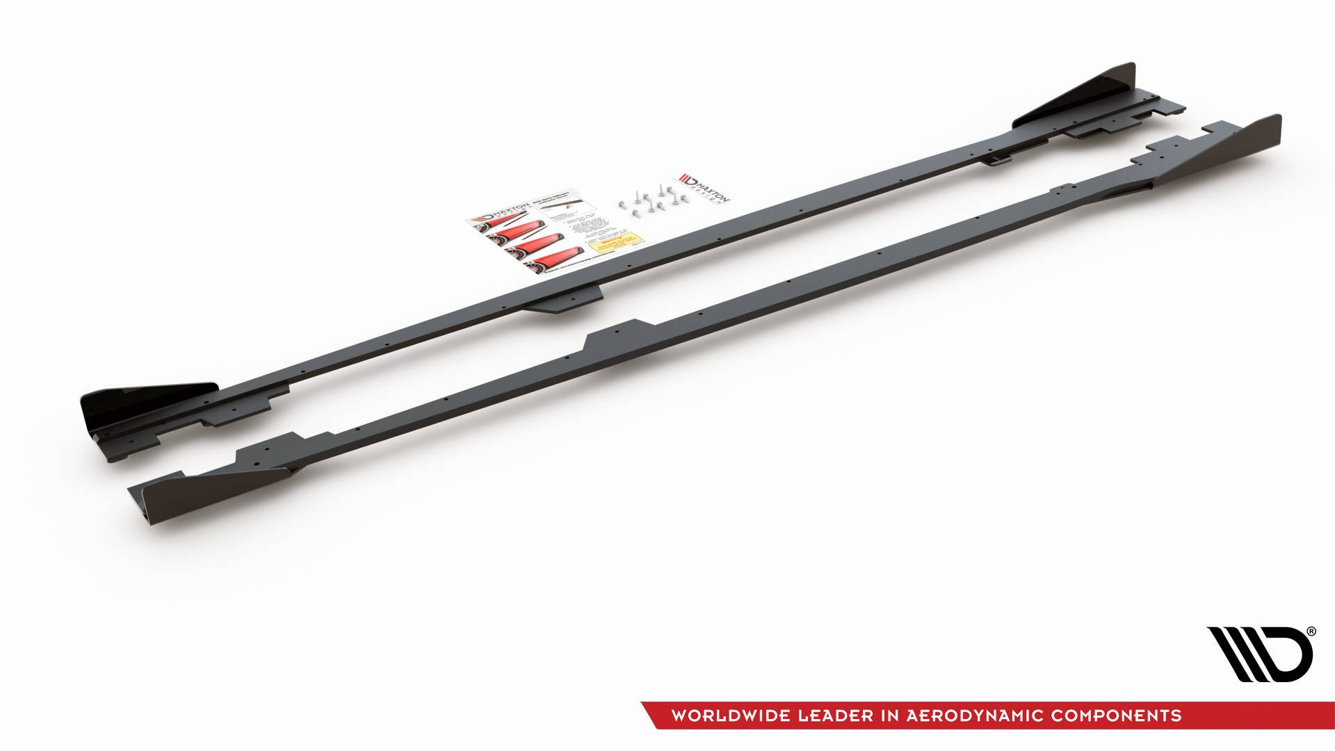Street Pro Seitenschweller Leisten + Flaps passend für BMW 1er F21 M135i / M140i / M-Paket schwarz Hochglanz