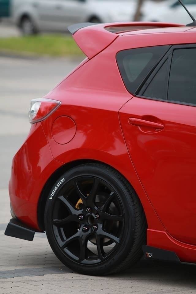 Heck Ansatz Flaps Diffusor für MAZDA 3 MK2 MPS