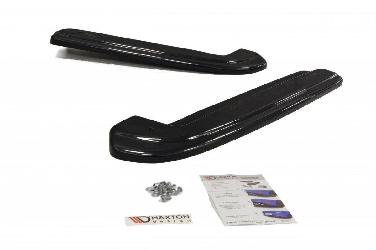Heck Ansatz Flaps Diffusor für HONDA ACCORD VII TYPE-S schwarz Hochglanz