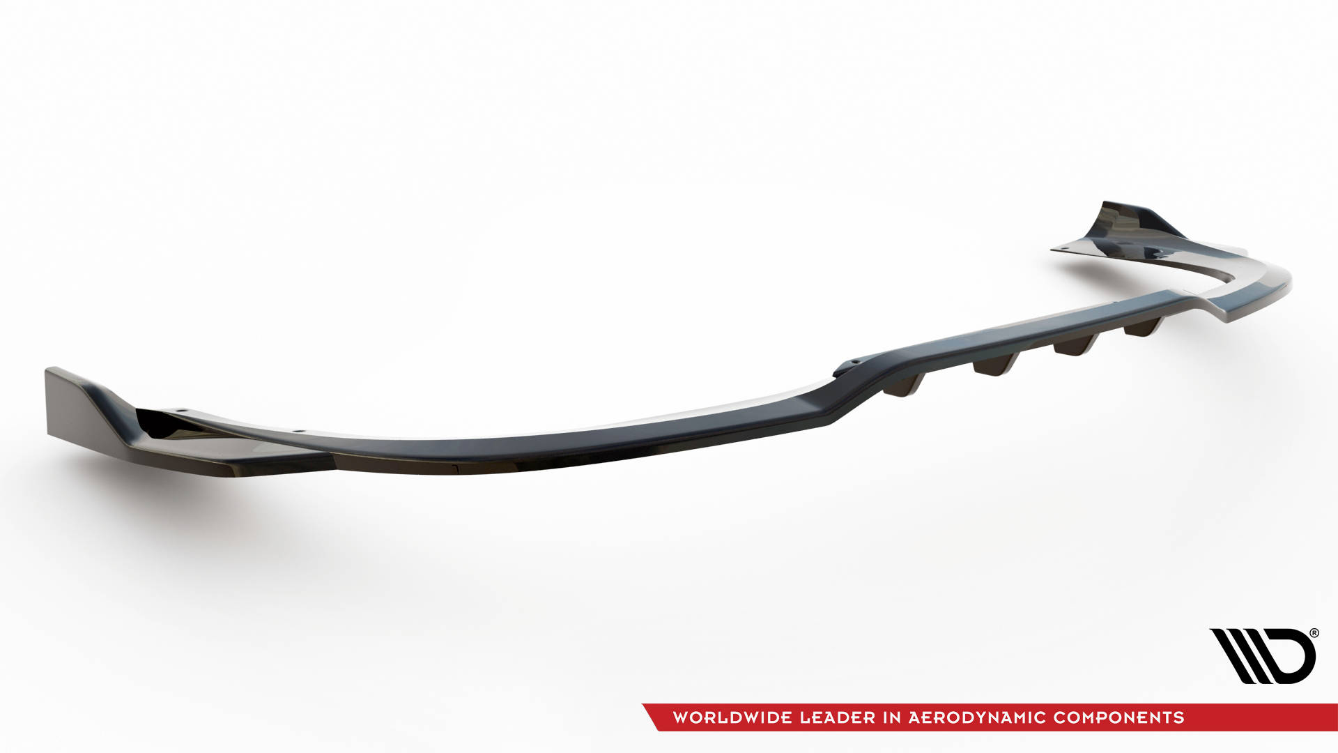 Street+ Mittlerer Diffusor RACE Heck Ansatz passend für Porsche 911 Turbo S 992 schwarz Hochglanz
