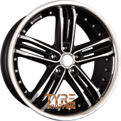 KESKIN KT11 Heaven Matt Black Front Polish Steel Lip (MBFS) Einteilig 20 Zoll