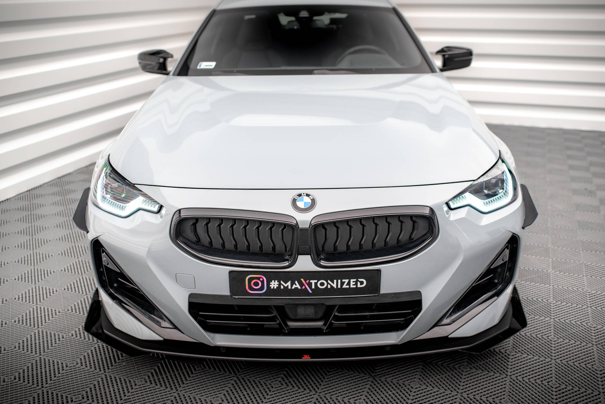 Stoßstangen Flaps Wings vorne Canards passend für BMW 2 Coupe M-Paket / M240i G42