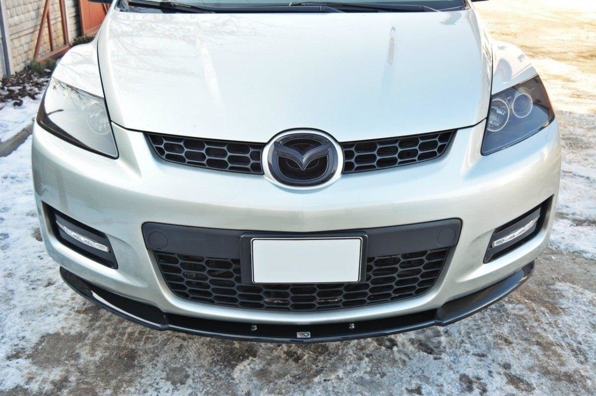 Street+ Spoilerlippe Front Ansatz passend für Mazda CX-7 schwarz Hochglanz