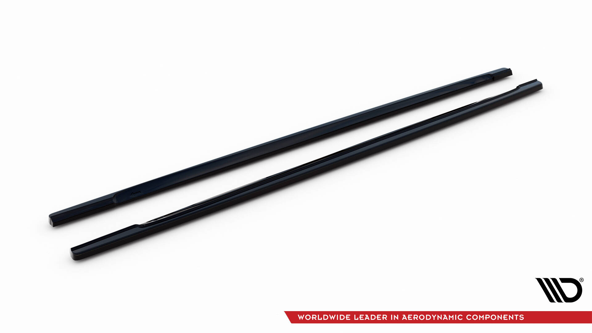 Seitenschweller Ansatz für VW GOLF 6 GTI/ GTD schwarz Hochglanz