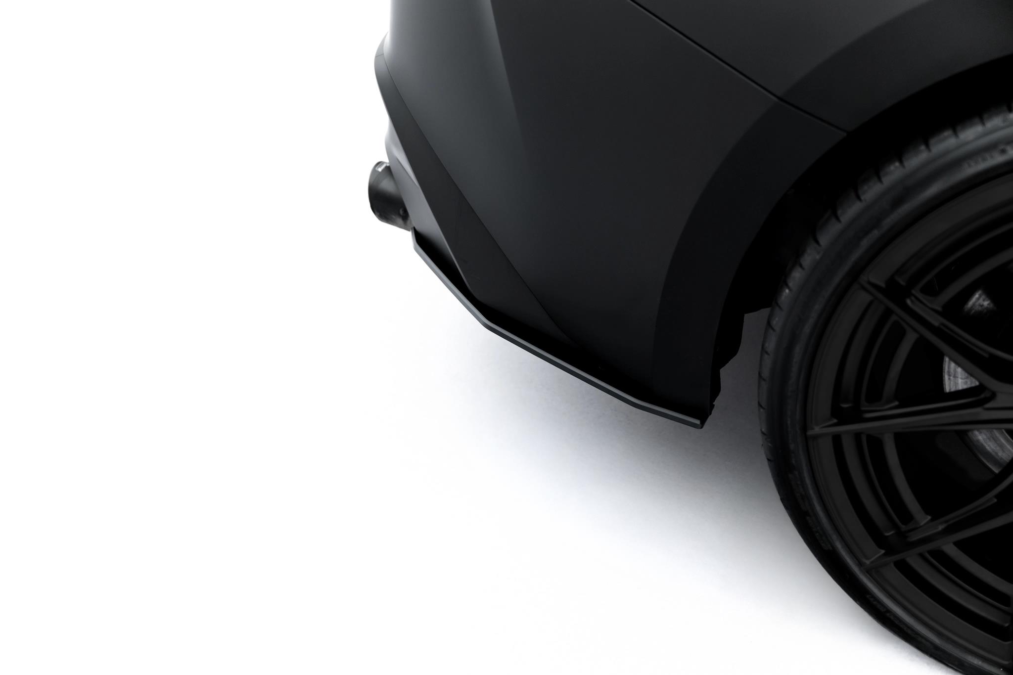 Diffusor Flaps passend für Lexus IS 500 Mk3 Facelift 2 XE30 roter Kern