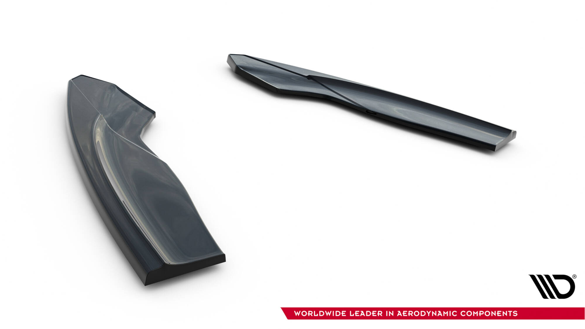 Heck Ansatz Flaps Diffusor V.2 für Ford Focus ST Mk2 FL schwarz Hochglanz