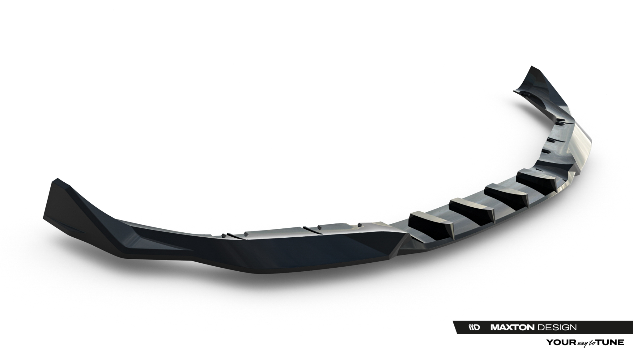 Frontlippe V.3 passend für BMW M5 F90 schwarz Hochglanz