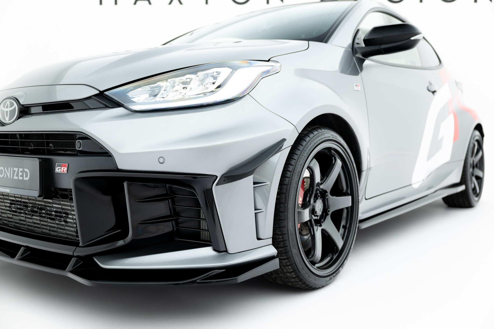 Stoßstangen Flaps Wings vorne Canards passend für Toyota GR Yaris Mk4 Facelift