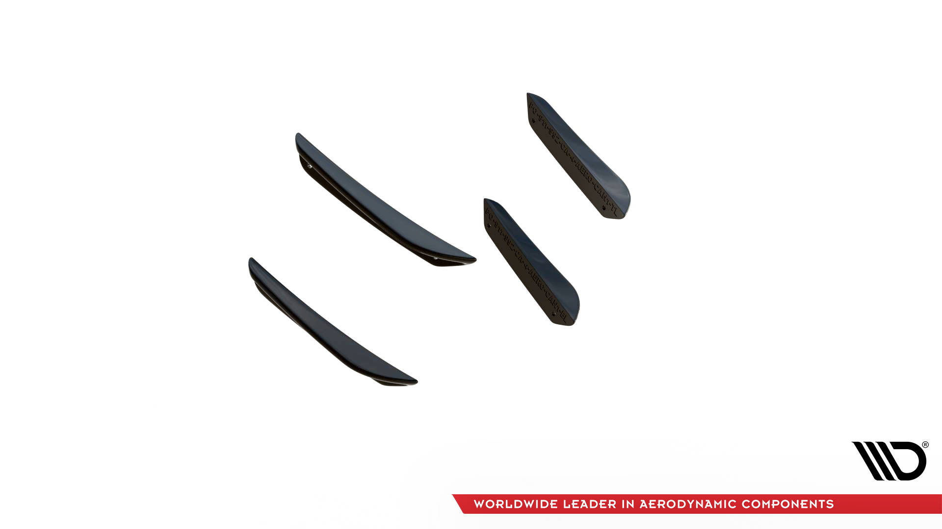 Stoßstangen Flaps Wings vorne Canards passend für Porsche 911 Carrera Aero 992