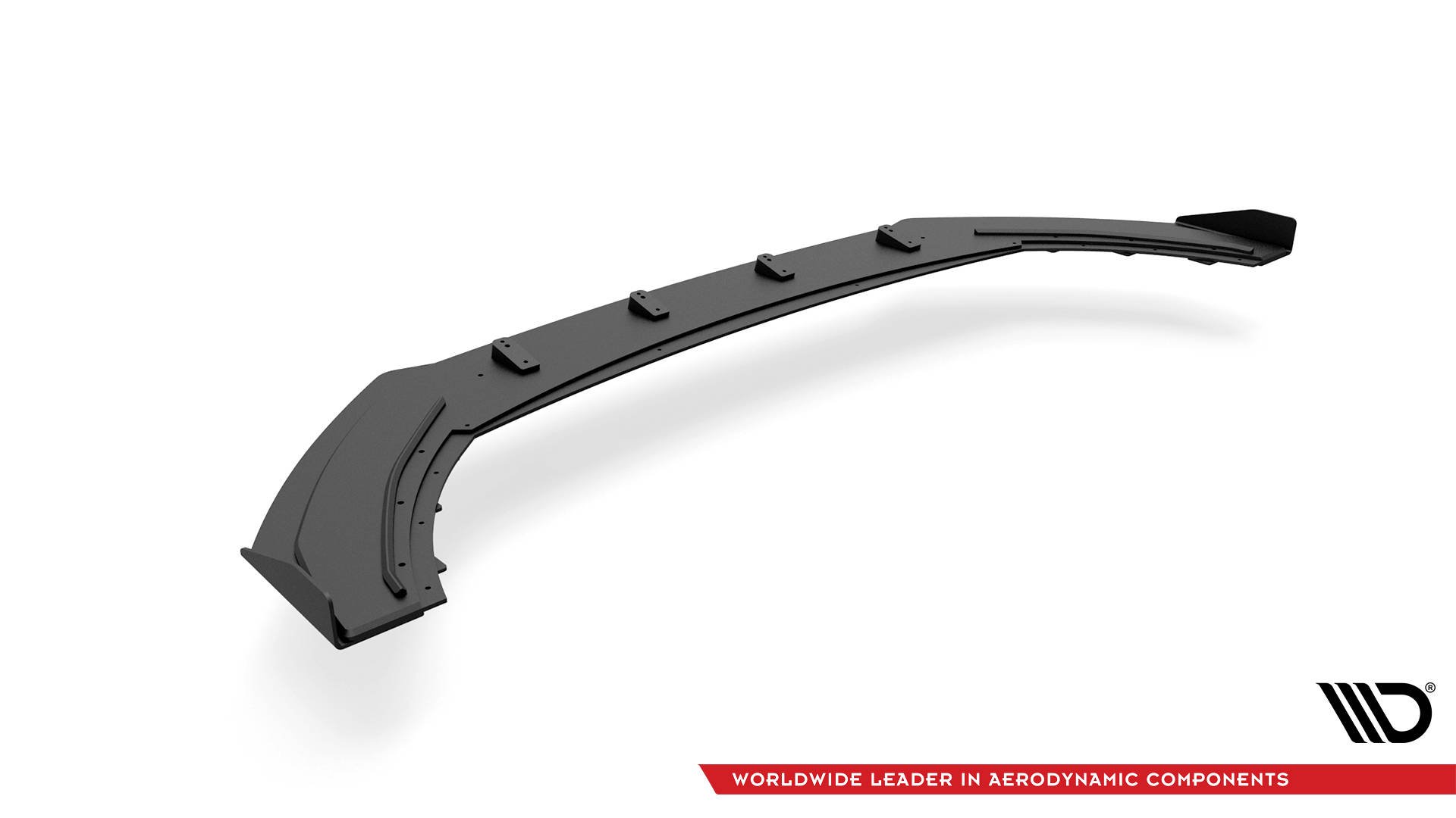 Street Pro Spoilerlippe Front Ansatz + Flaps passend für Seat Leon FR Mk4 schwarz Hochglanz