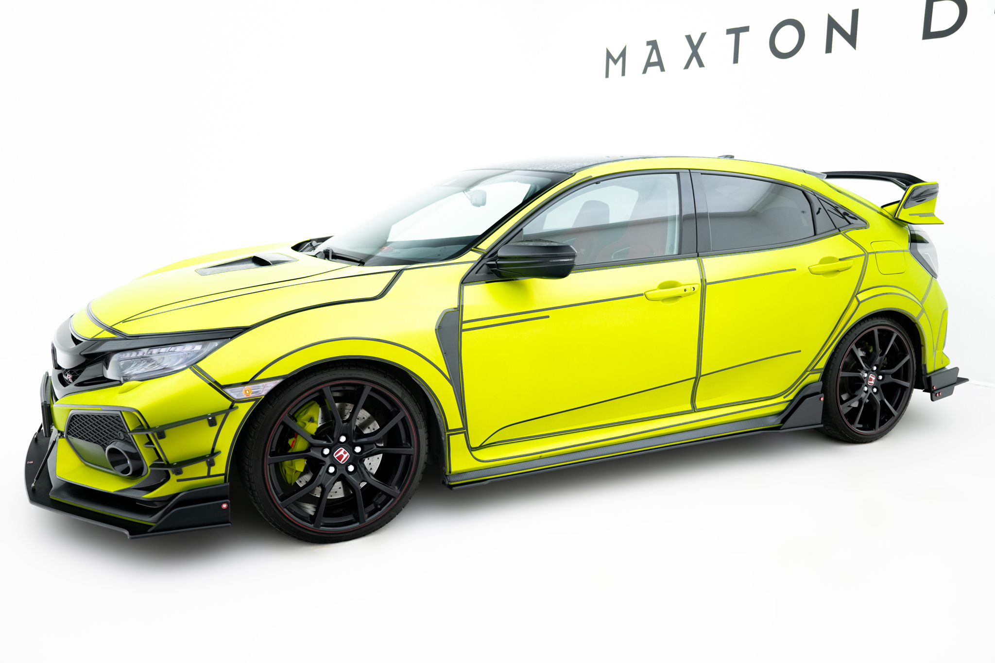 Street Pro Seitenschweller Ansatz für Honda Civic Type-R Mk10 / Mk10 Facelift