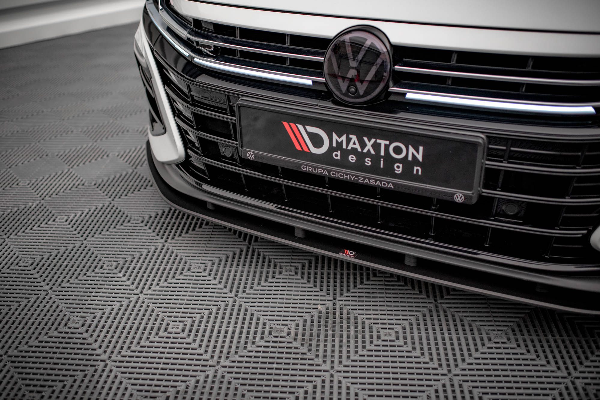 Street Pro Spoilerlippe Front Ansatz passend für VW Arteon R Limousine / Shooting Brake Mk1 Faceift