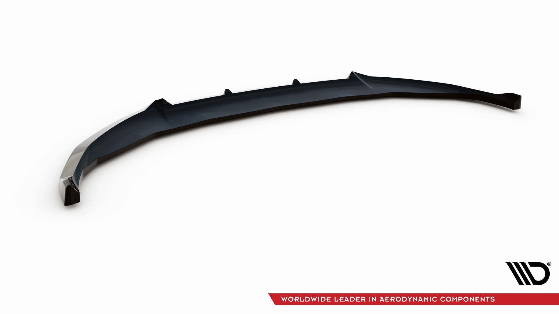 Street+ Spoilerlippe Front Ansatz V.4 passend für Mini Cooper Clubman John Cooper Works F54 FL schwarz Hochglanz