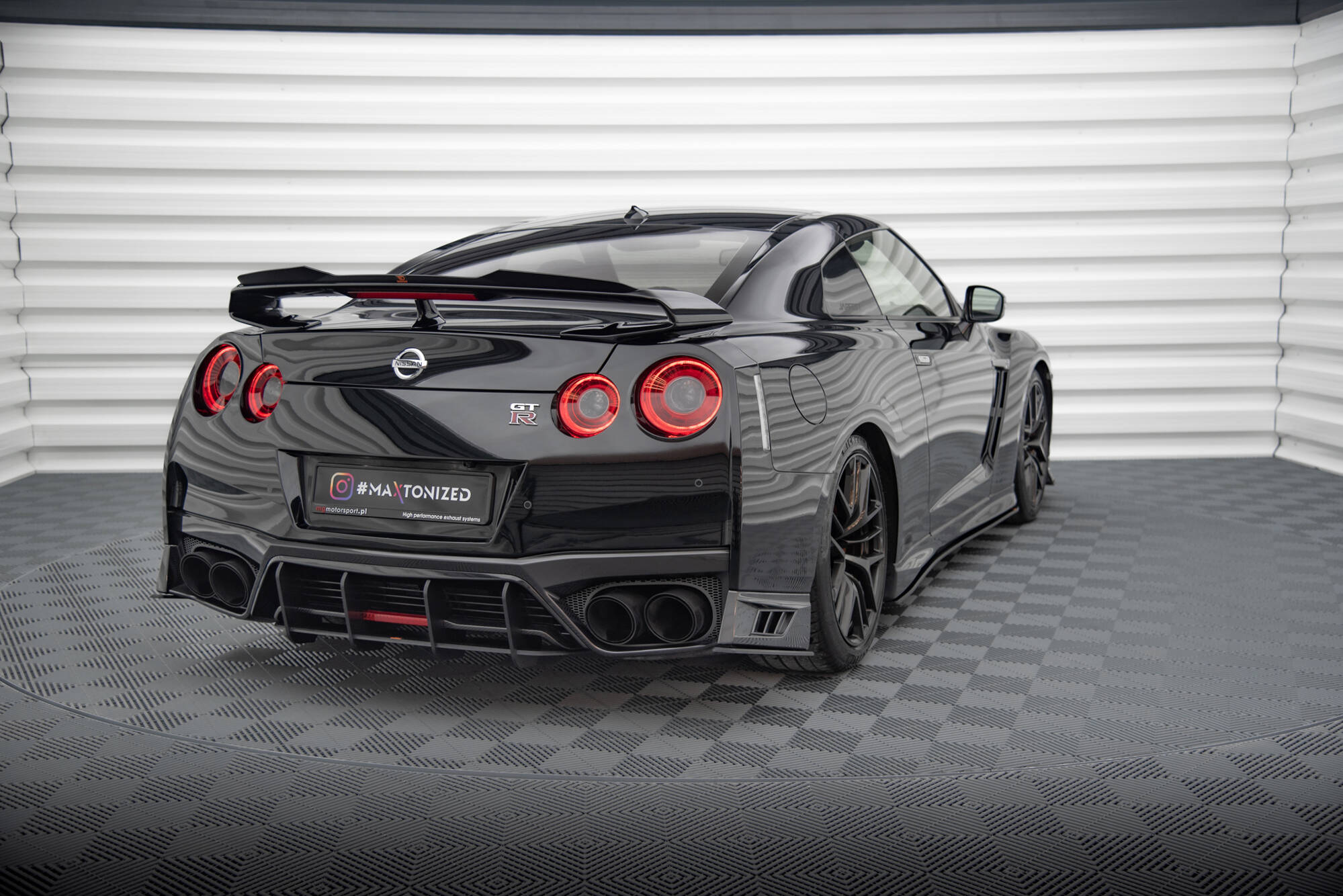 Street Pro Heck Ansatz Flaps passend für Nissan GTR R35 FL