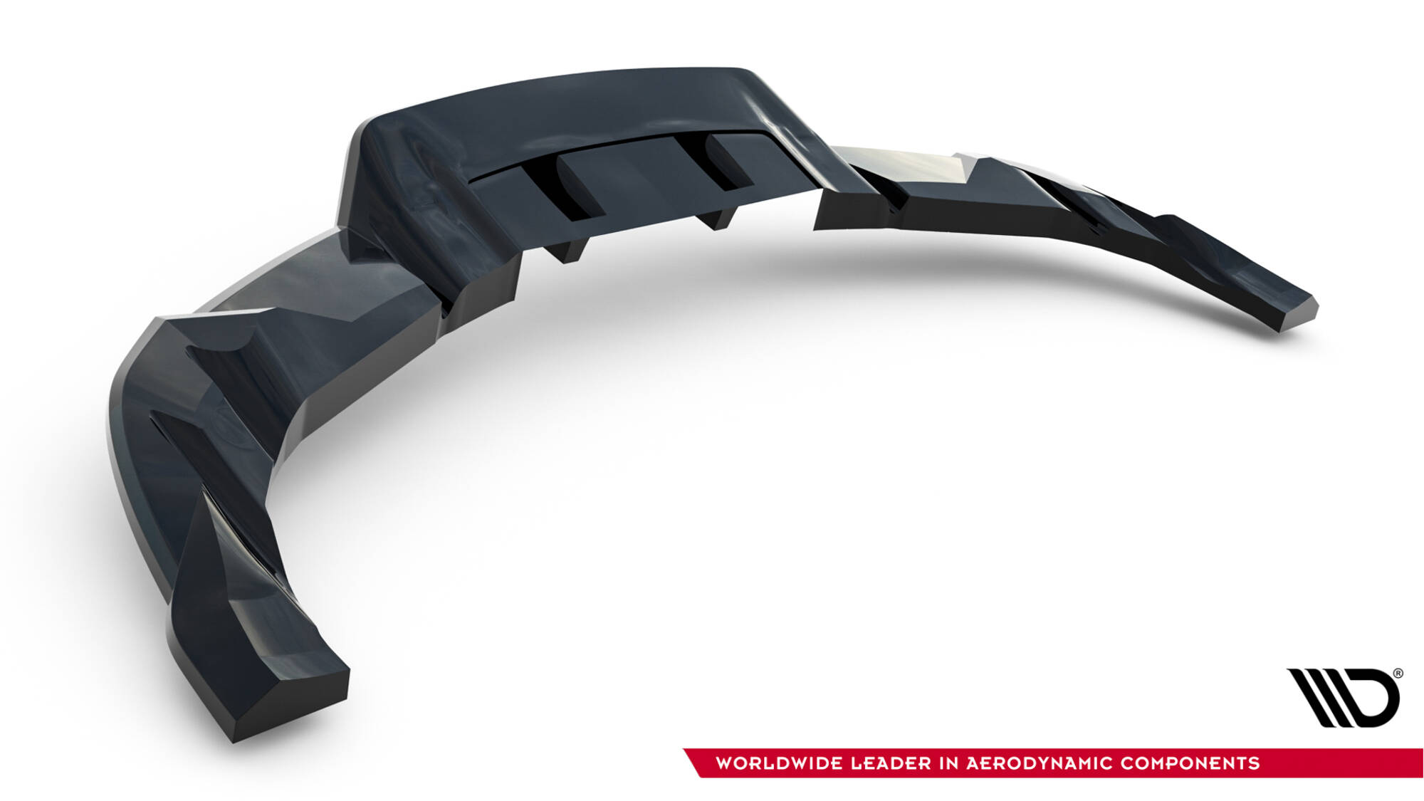 Diffusor Heckansatz V.2 passend für Tesla Model 3 Performance Mk1 FL schwarz Hochglanz