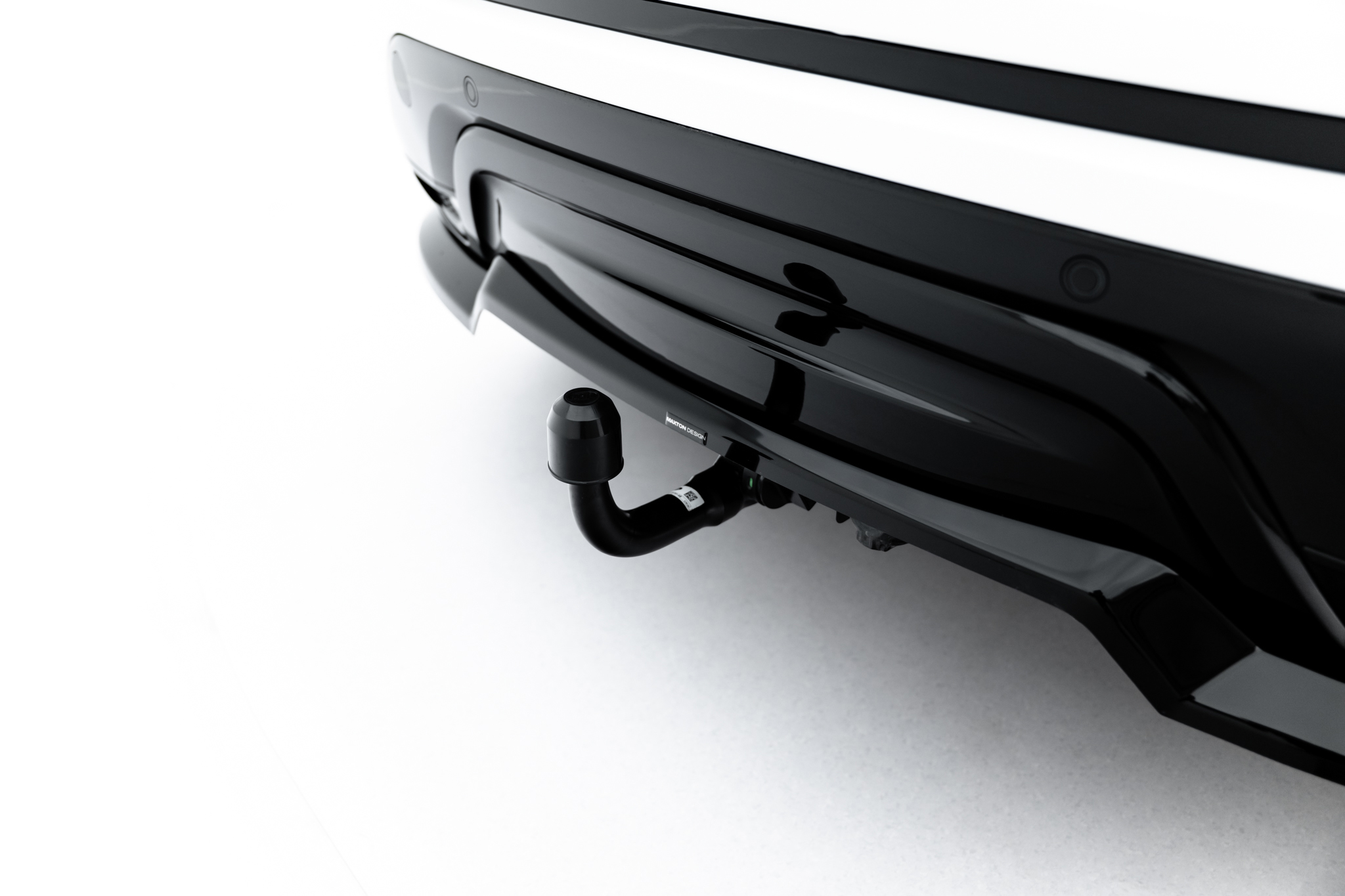 Diffusor Heckansatz passend für Land Rover Range Rover Evoque Dynamic Mk2 schwarz Hochglanz