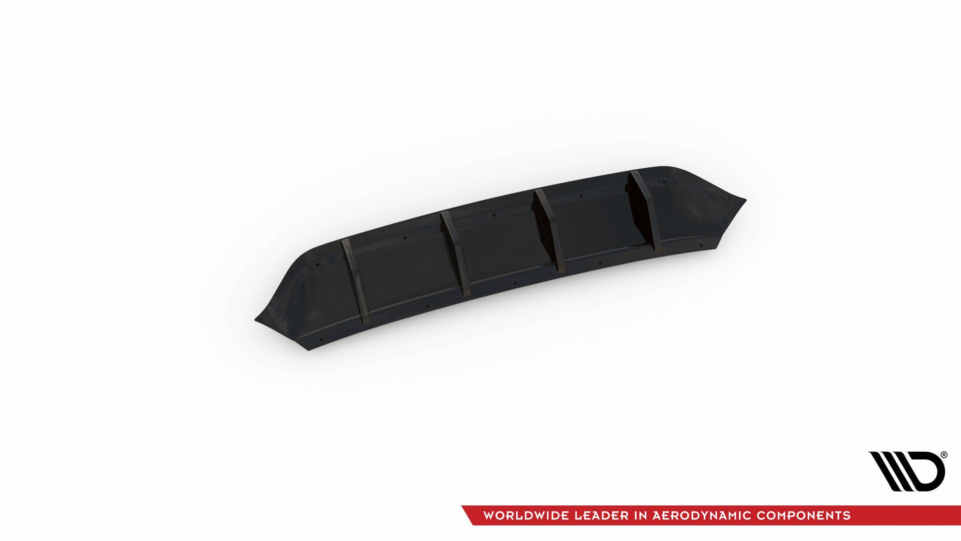 Street+ Heck Ansatz Diffusor passend für VW Arteon R-Line Limousine / Shooting Brake Mk1 FL schwarz Hochglanz