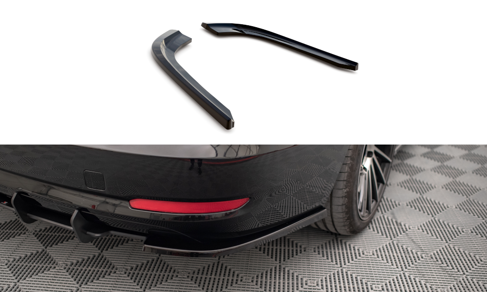 Street+ Heck Ansatz Flaps passend für BMW 3er GT F34 schwarz Hochglanz
